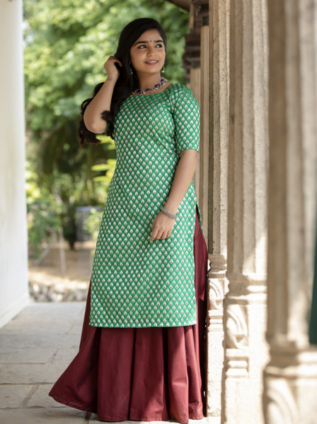 Online shopping for Kurti Sets in India  Silk kurti designs Kurti  designs Kurti designs party wear
